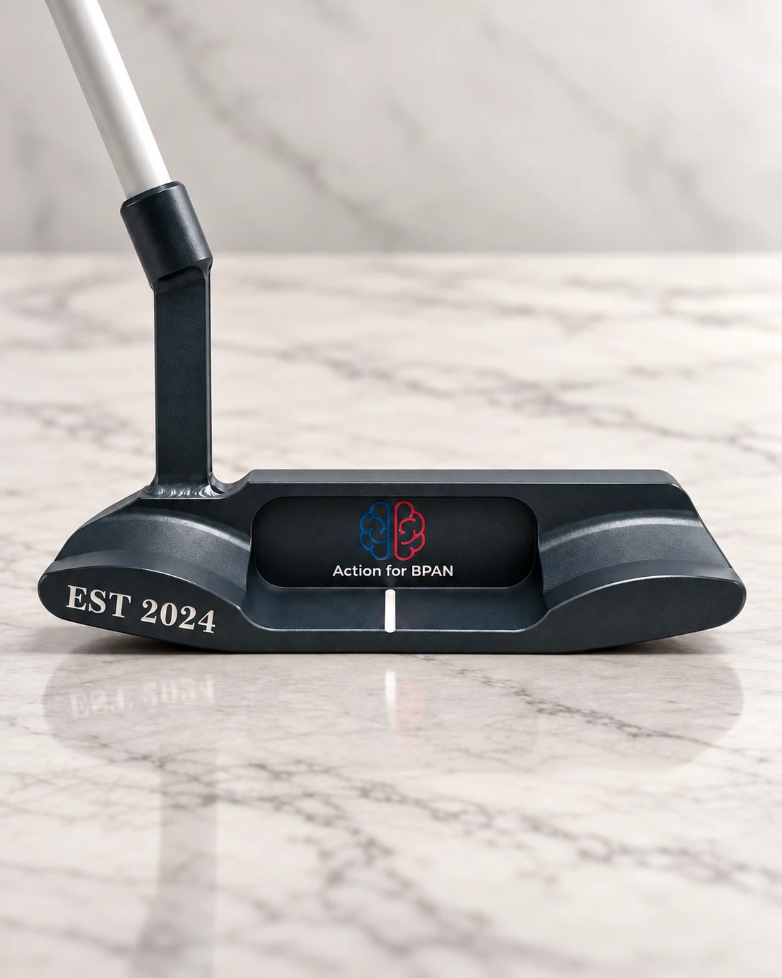 Charcoal Action for BPAN EST 2024 putter on marble