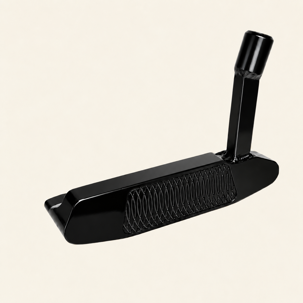 Black Bertie Boucher putter — side view