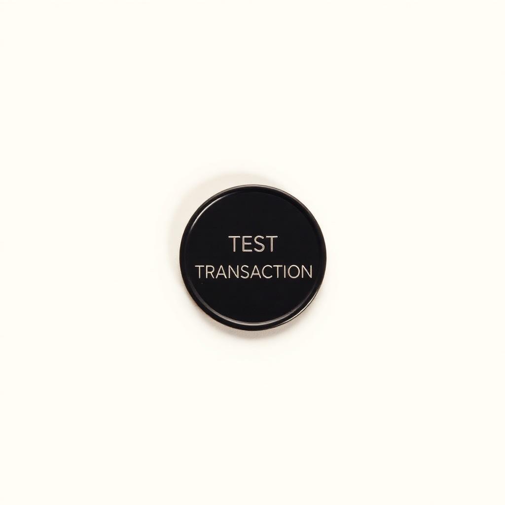 Test Transaction ball marker for checkout testing