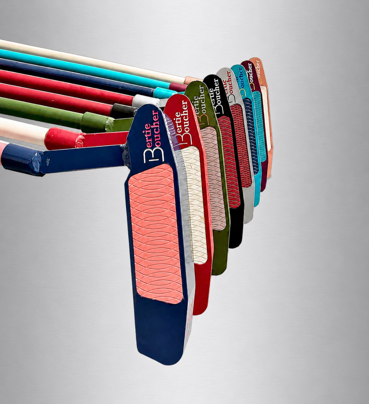 A fan of coloured Bertie Boucher putters