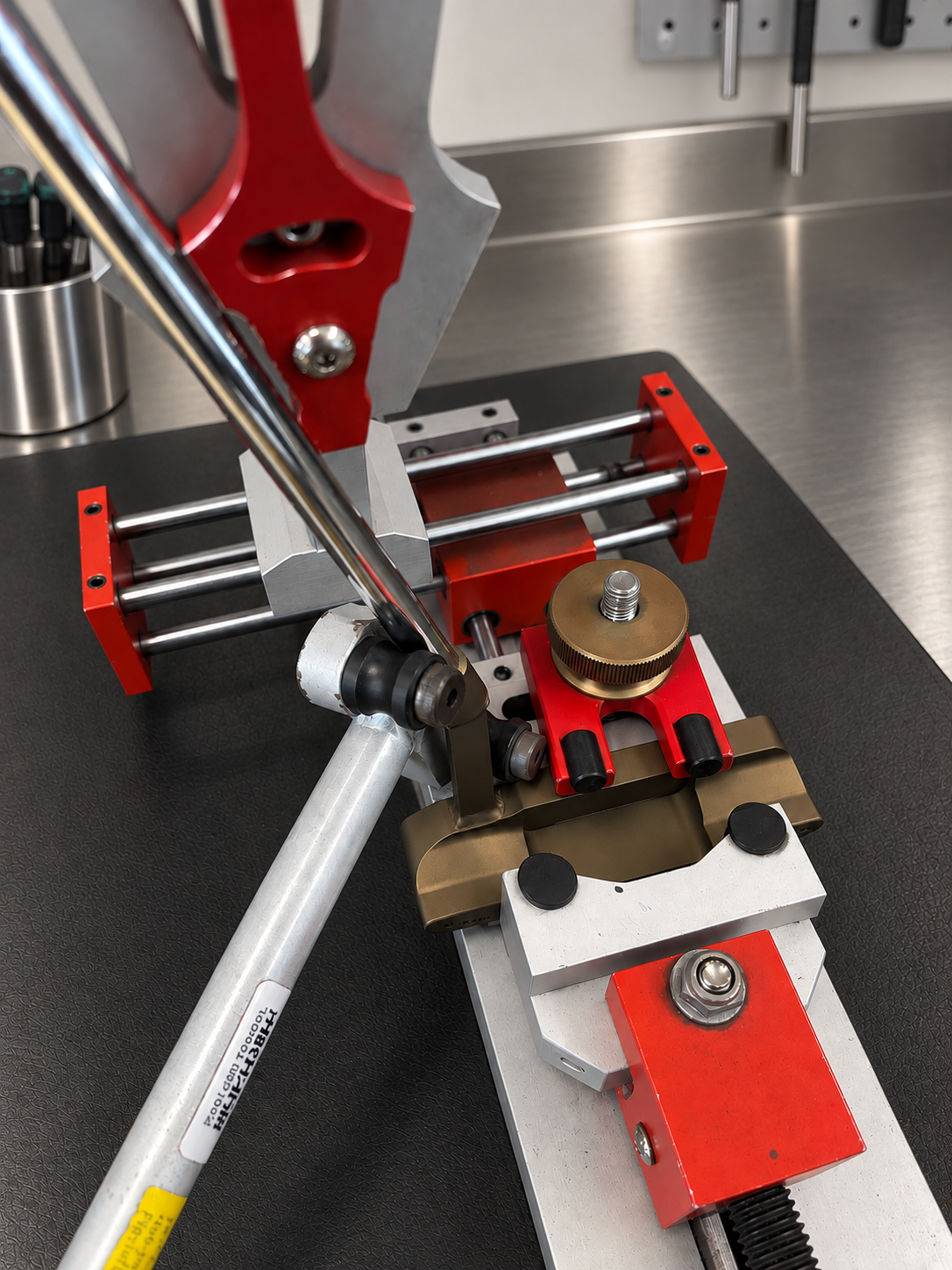 Final putter inspection and loft and lie adjustment in the workshop